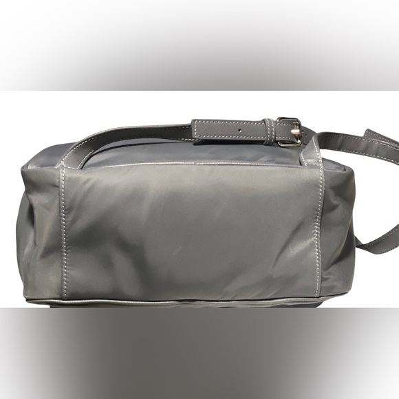 Kate Spade Wilson Road Bradley Backpack Large Gray Nylon - Picture 7 of 9